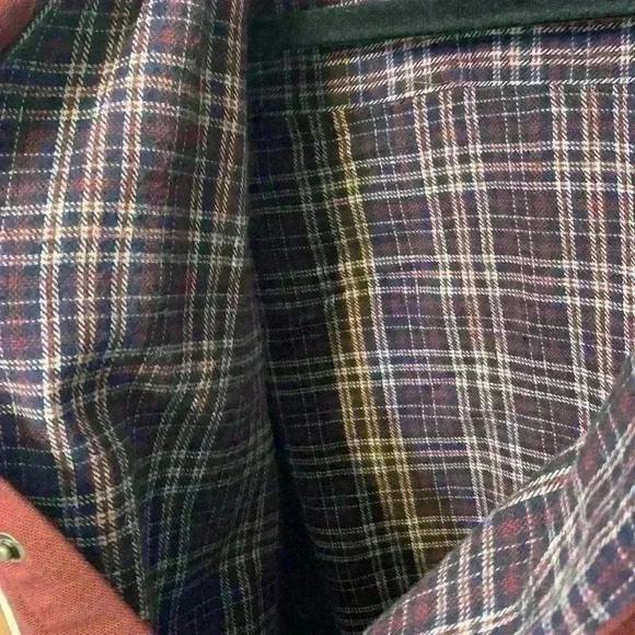 Red Hunters Peak lined coat sz XL chore coat outdoor western ranch 90s warm cozy - Picture 6 of 7